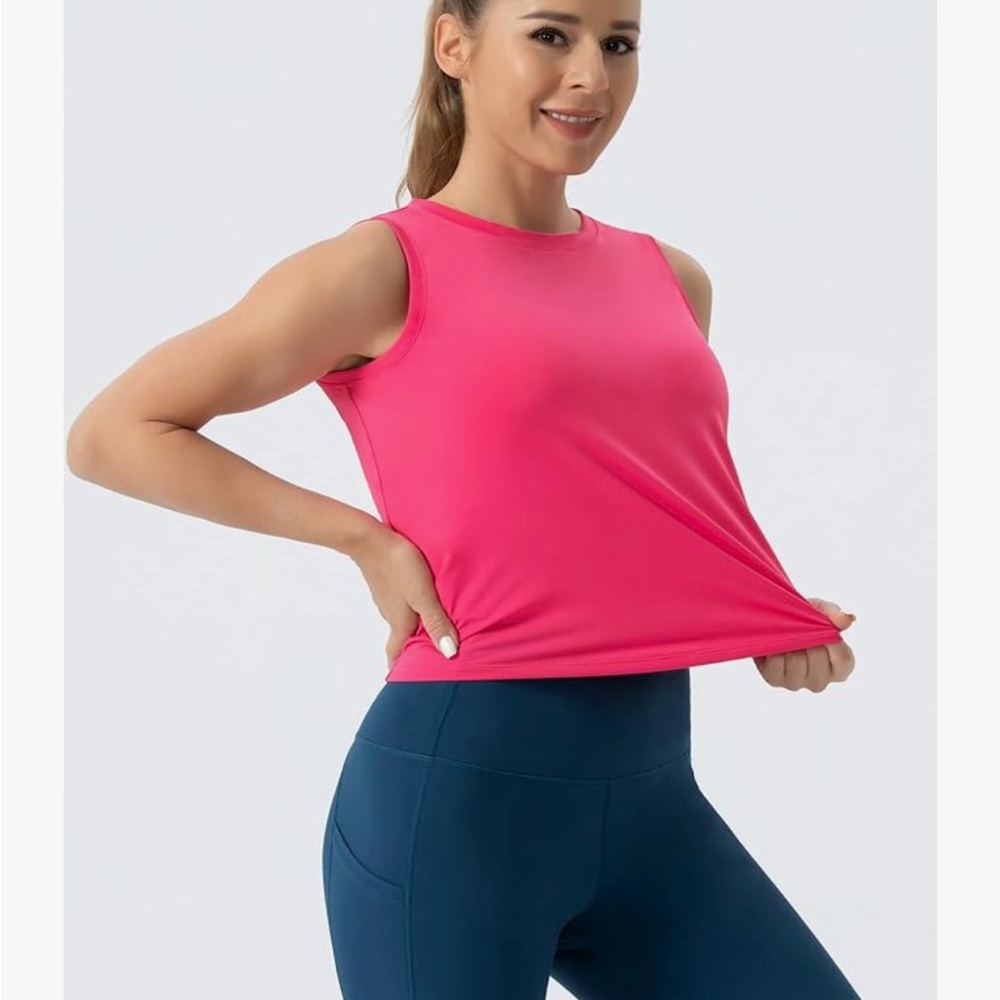 Vibrant Pink Sleeveless Top